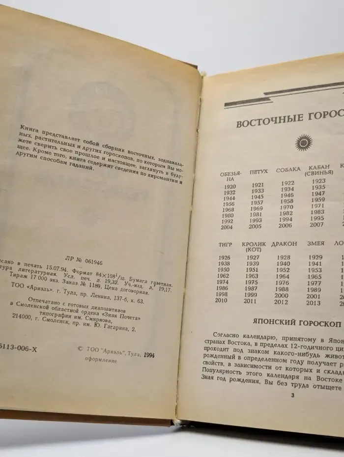 Ваш гороскоп