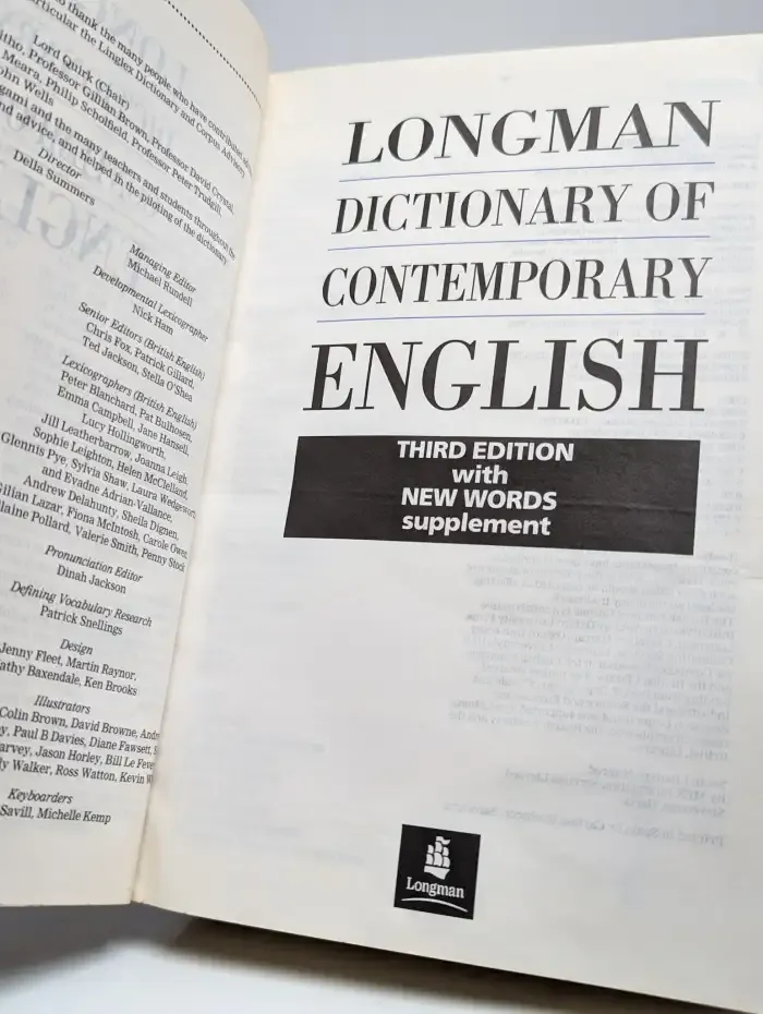 Longman Dictionary of Contemporary English