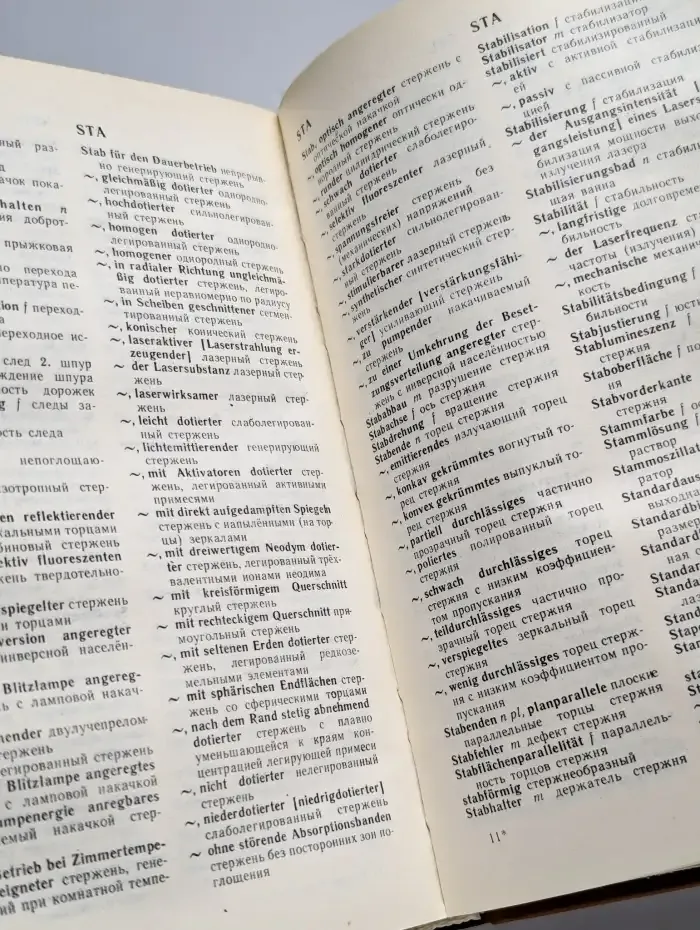 Немецко-русский словарь по квантовой электронике