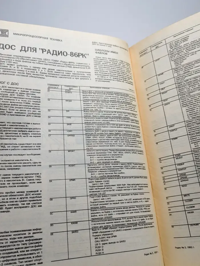 Журнал Радио. Номер 3, 1993