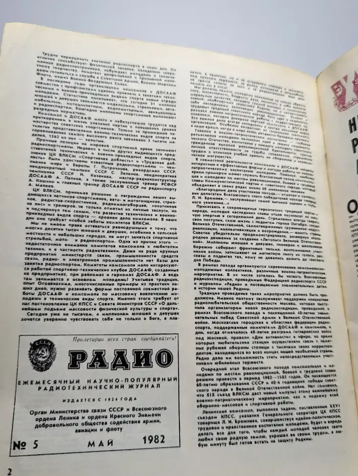 Радио. Выпуск №5/1982