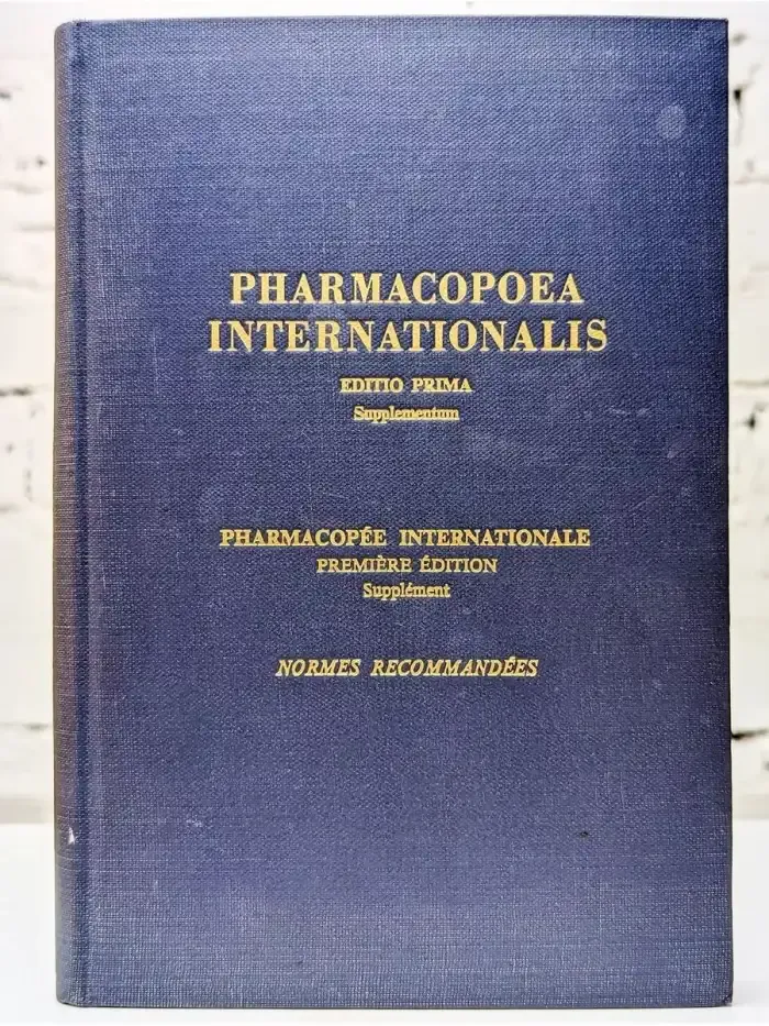 Pharmacopoea Internationalis: International Pharmacopoeia