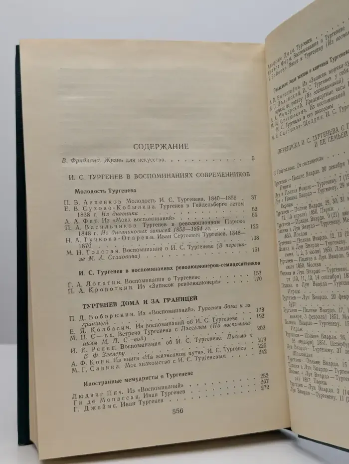 И. С. Тургенев в воспоминаниях современников