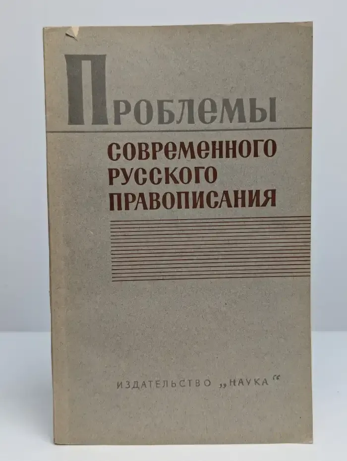 Проблемы современного русского правописания