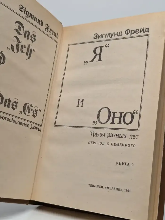 "Я" и "Оно". В двух книгах. Книга 2