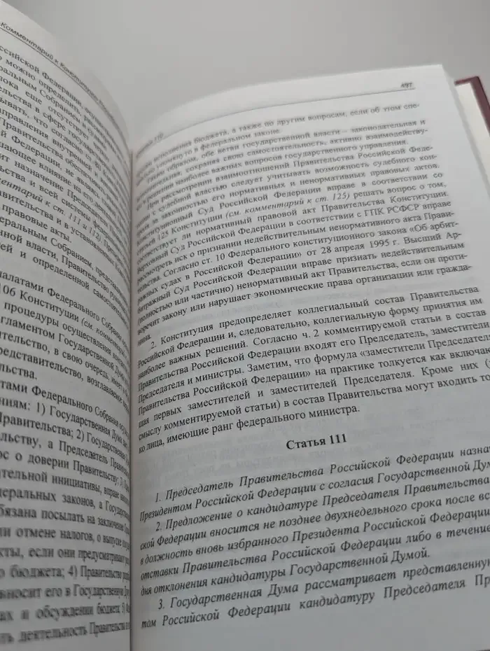 Конституция Российской Федерации. Комментарий