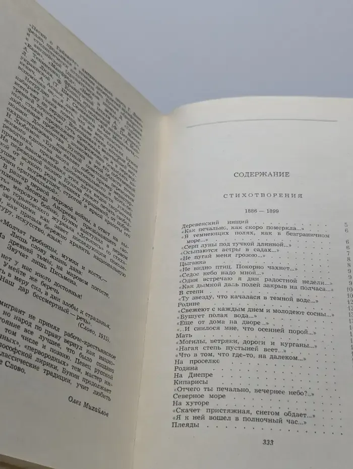 И. А. Бунин. Избранное. Стихотворения