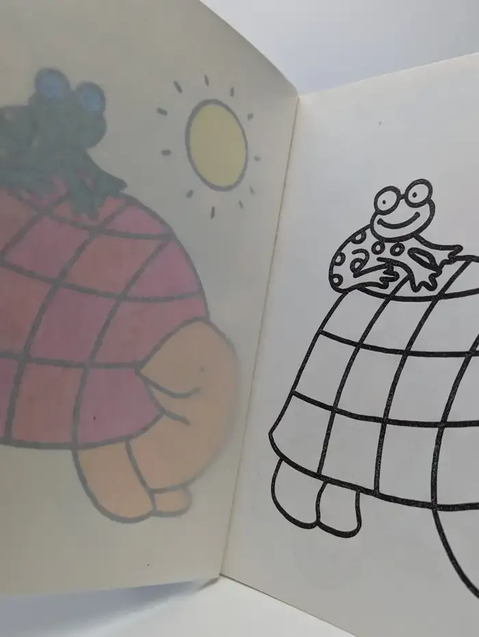 Coloring book with tracing paper  4