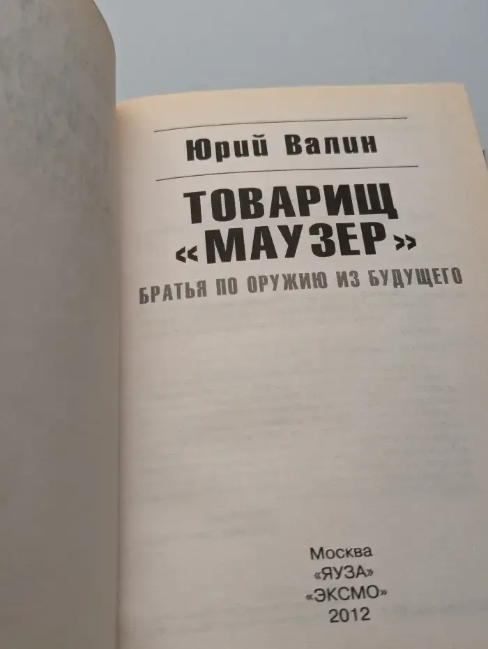 Товарищ "Маузер". Братья по оружию из будущего