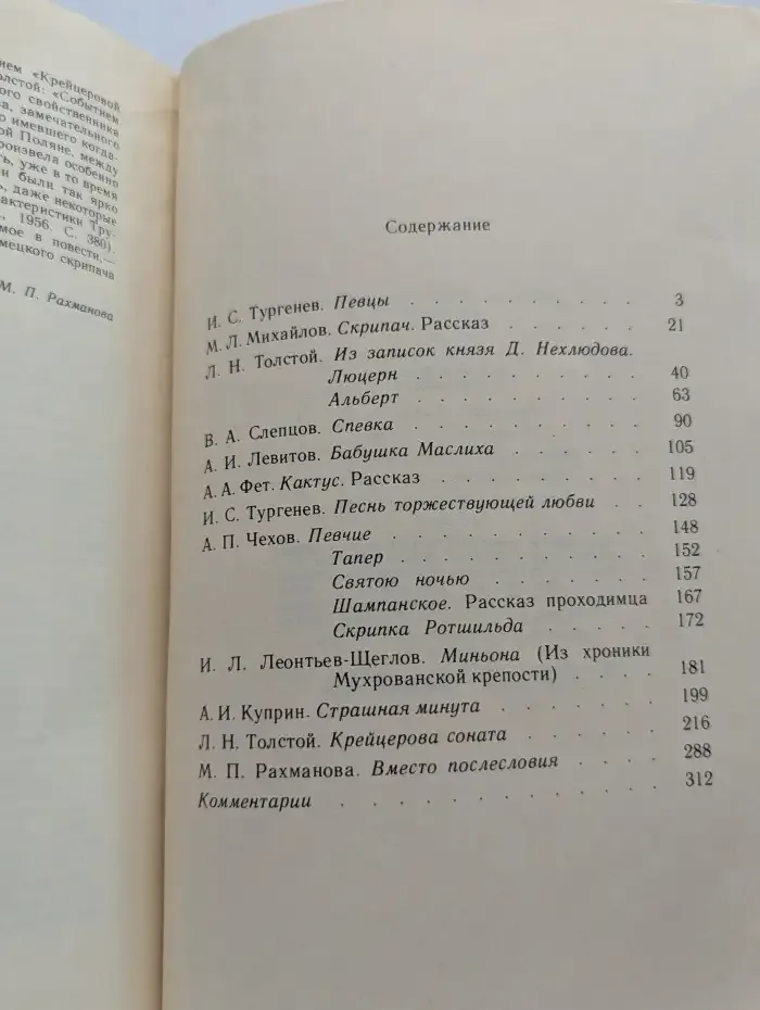 Миньона. Музыка в русской прозе. Вторая половина XIX века