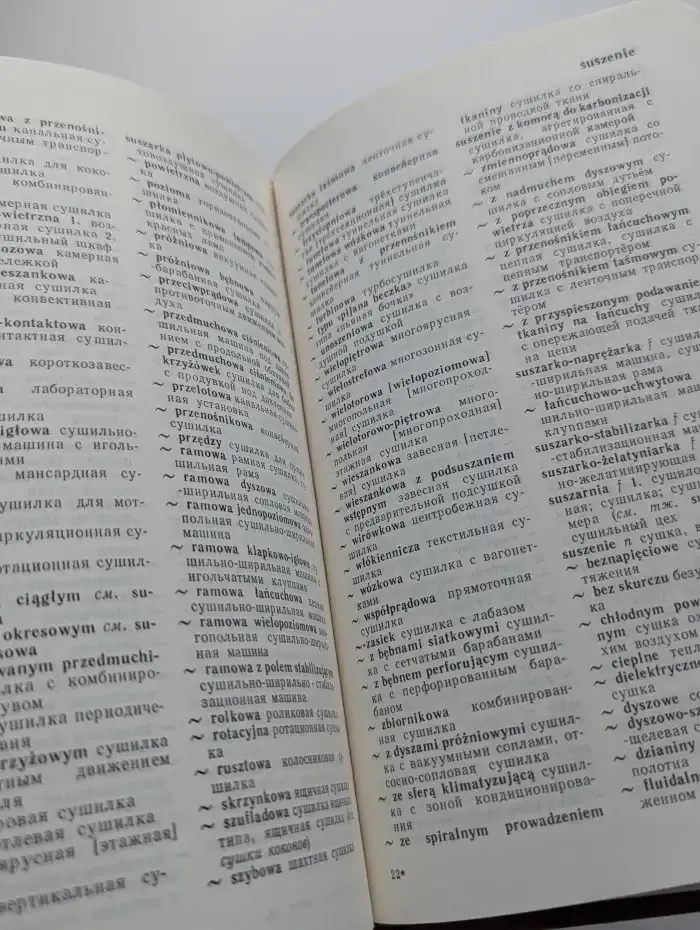 Польско-русский текстильный словарь