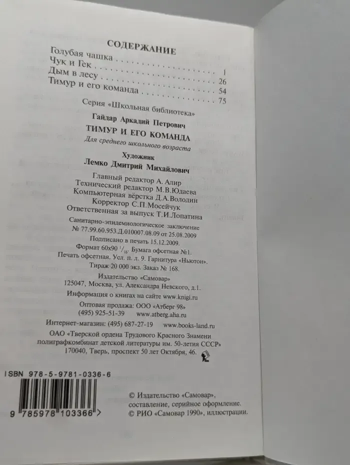 Тимур и его команда