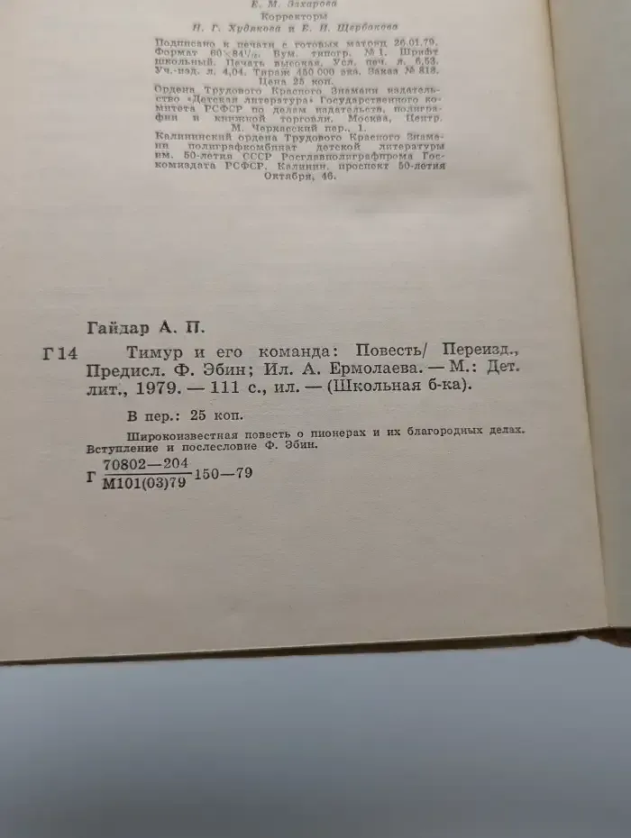 Тимур и его команда