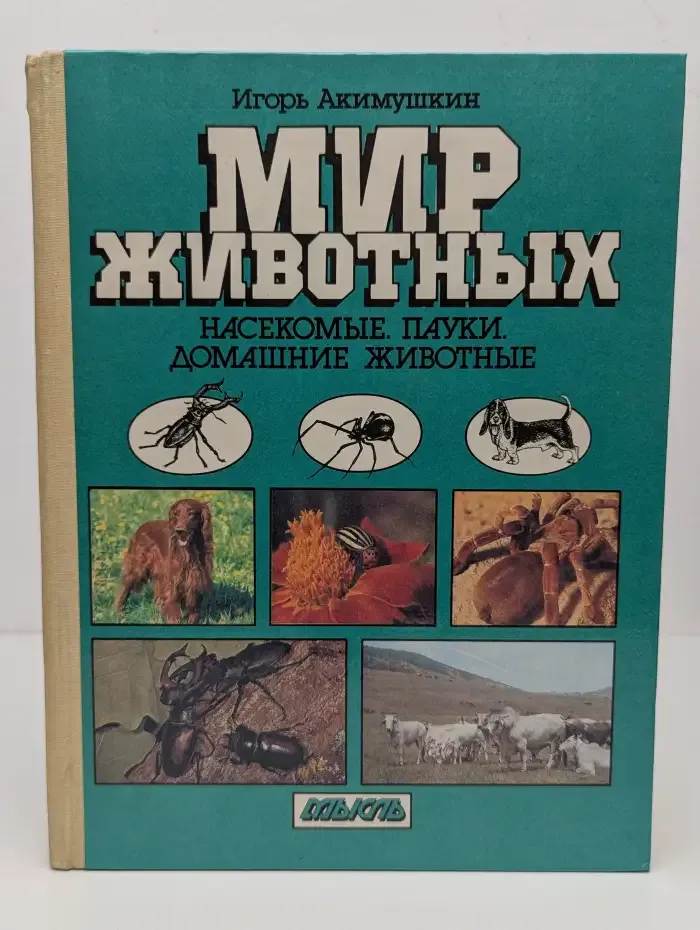 Мир животных. Насекомые. Пауки. Домашние животные