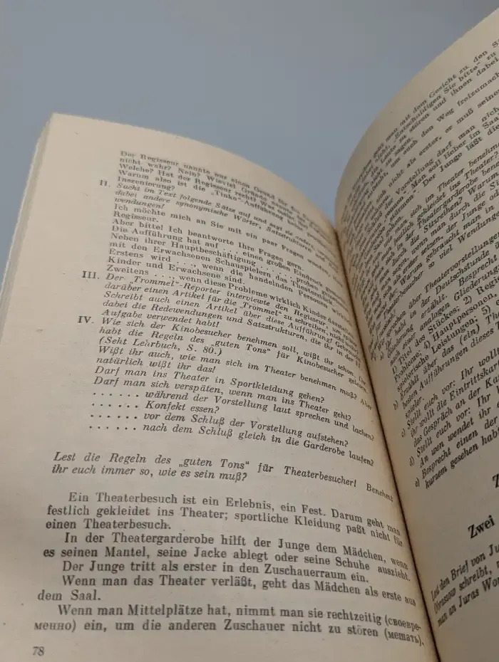 Fakultatver. Deutsch-unterricht