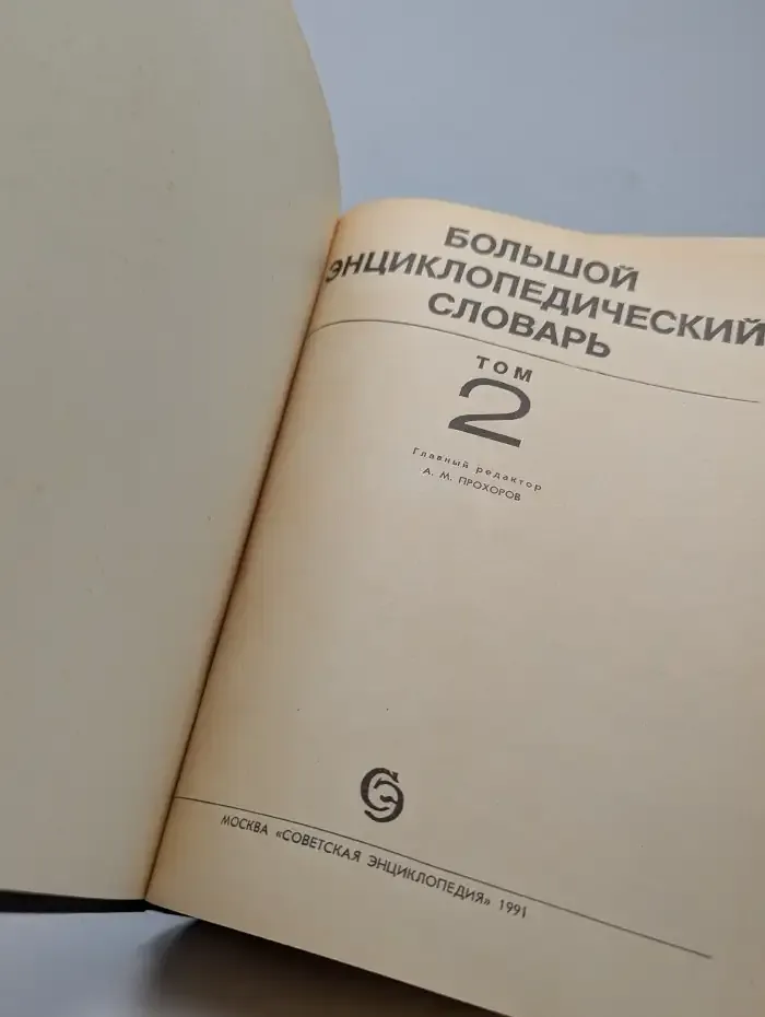 Большой энциклопедический словарь. В 2 томах. Том 2