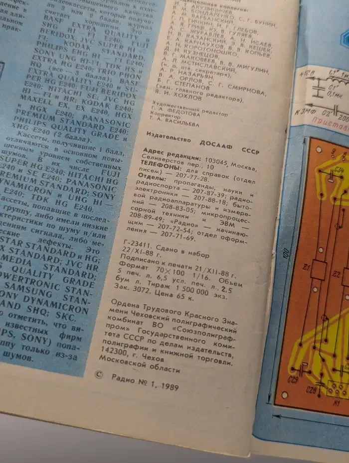 Радио №1, 1989