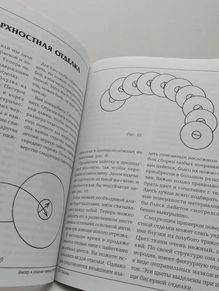 Бисер в отделке одежды и текстиля