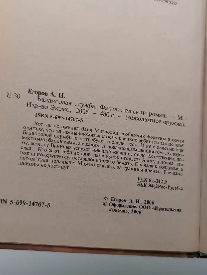 Балансовая служба
