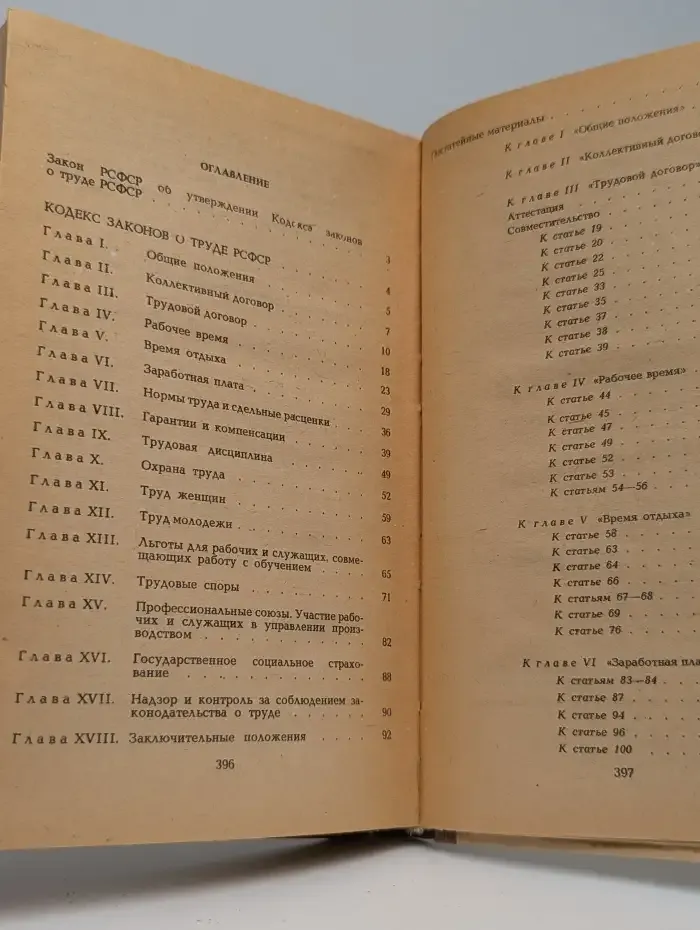 Кодекс законов о труде РСФСР