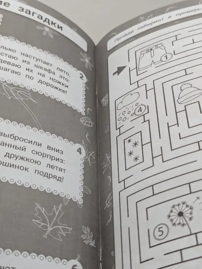 IQ-загадки и лабиринты-отгадки: 5+