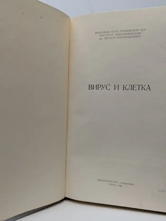 Вирус и клетка