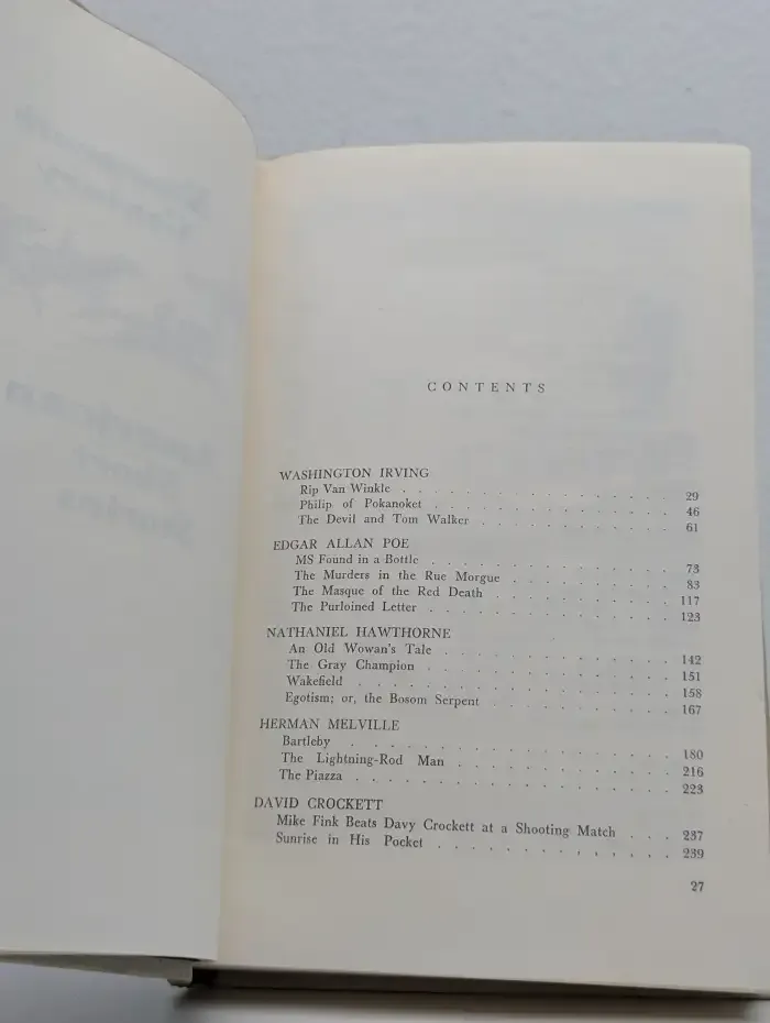 Nineteenth Century American Short Stories