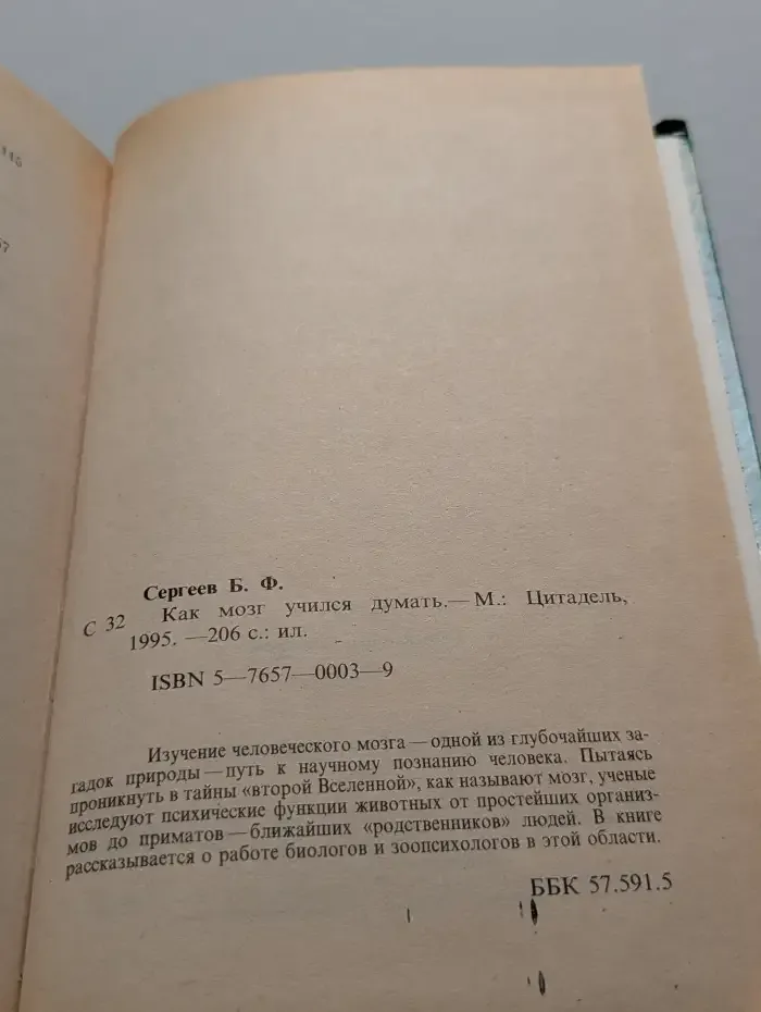 Как мозг учился думать