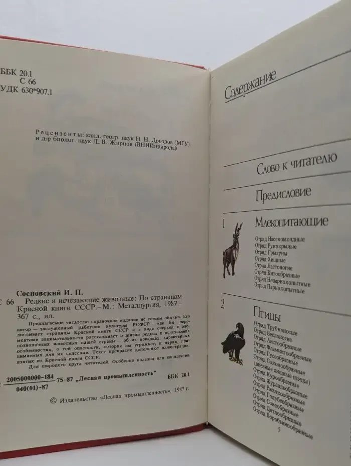 Редкие и исчезающие животные. По страницам красной книги