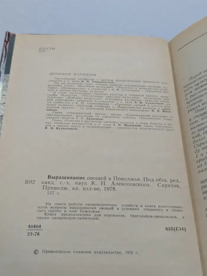 Выращивание овощей в Поволжье