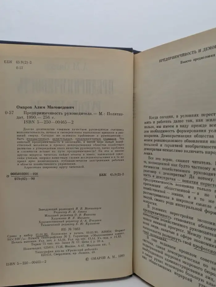 Предприимчивость руководителя