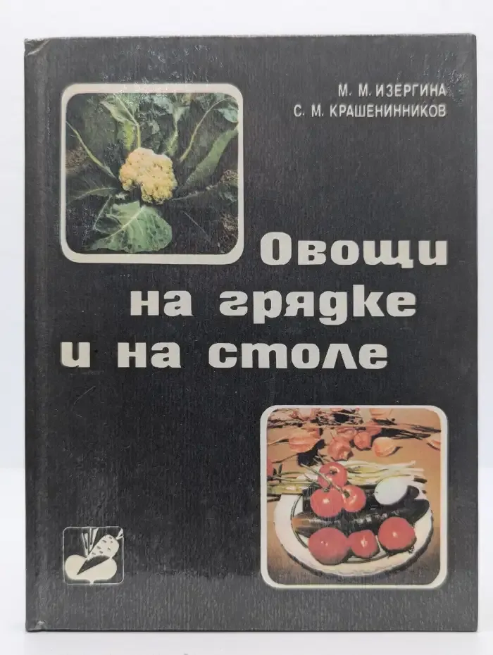 Овощи на грядке и на столе