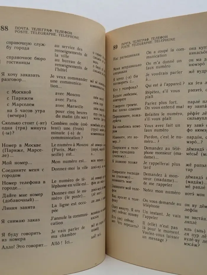Русско-французский разговорник
