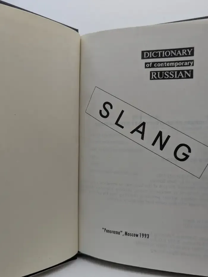 Dictionary of Contemporary Russian Slang