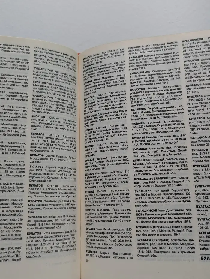 Москва. Книга памяти. 1941 - 1945. Том 3
