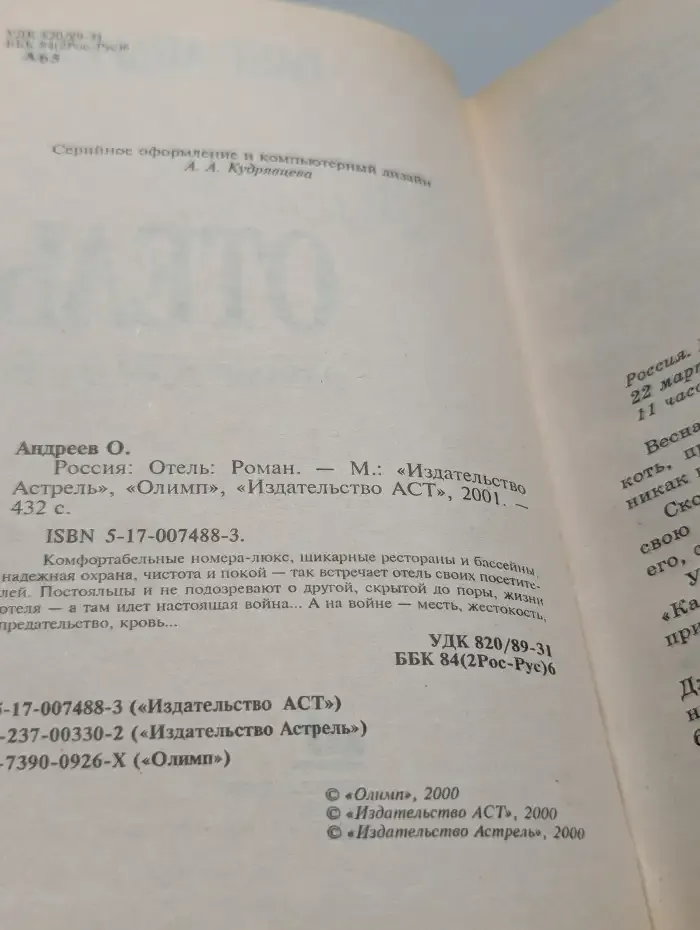 Россия. Отель