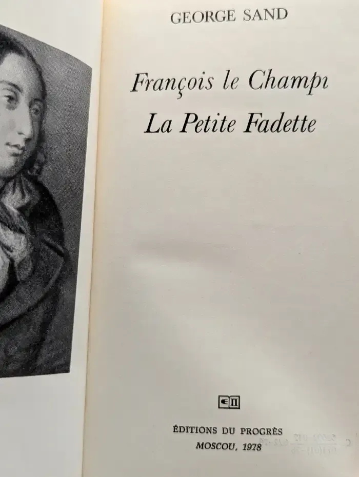 Francois le Champi. La Petite Fadette