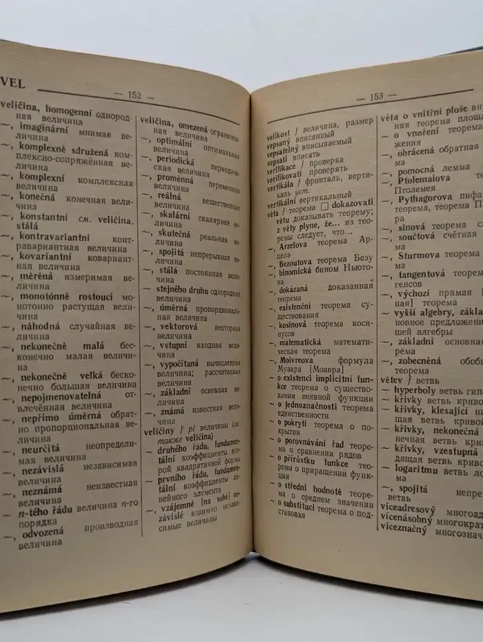 Чешско-русский математический словарь