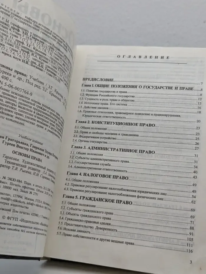 Основы права