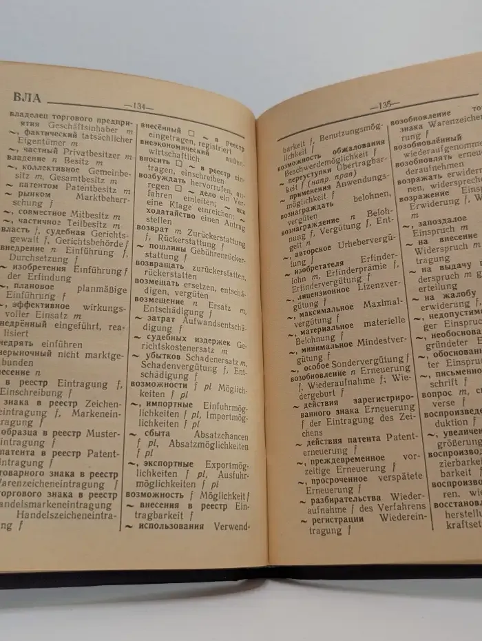 Немецко-русский и русско-немецкий патентный словарь
