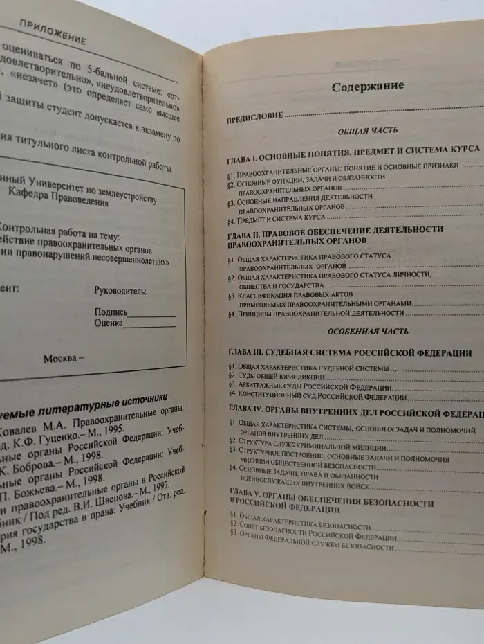 Правоохранительные органы Российской Федерации