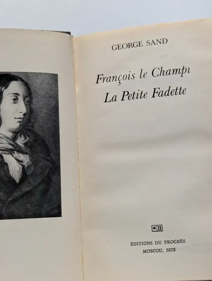 Francois le Champi. La Petite Fadette