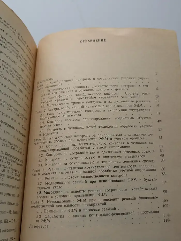 Контроль и ревизия в условиях автоматизации бухгалтерского учета