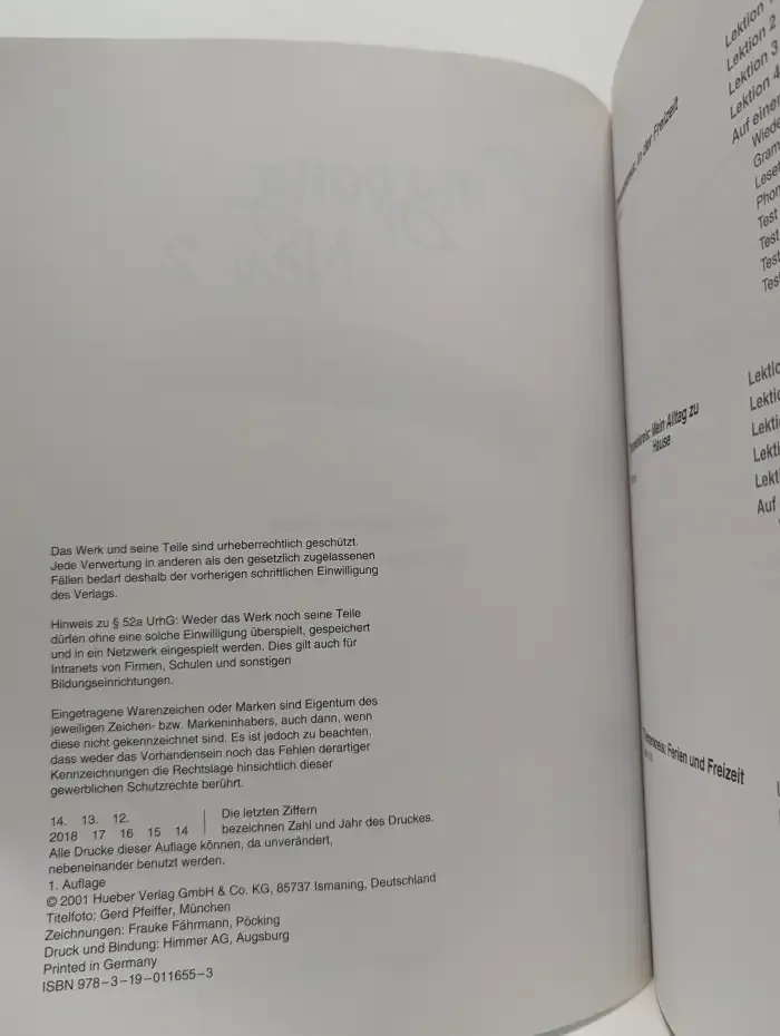 Pingpong Neu 2. Arbeitsbuch