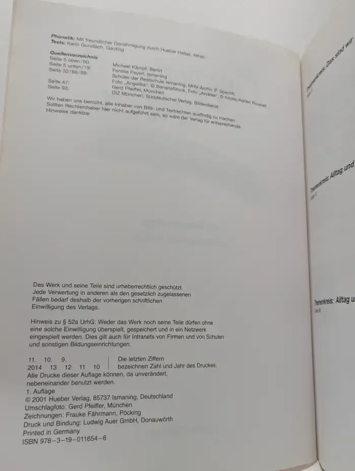 Pingpong Neu 1. Arbeitsbuch. Dein Deutschbuch. Deutsch als Fremdsprache