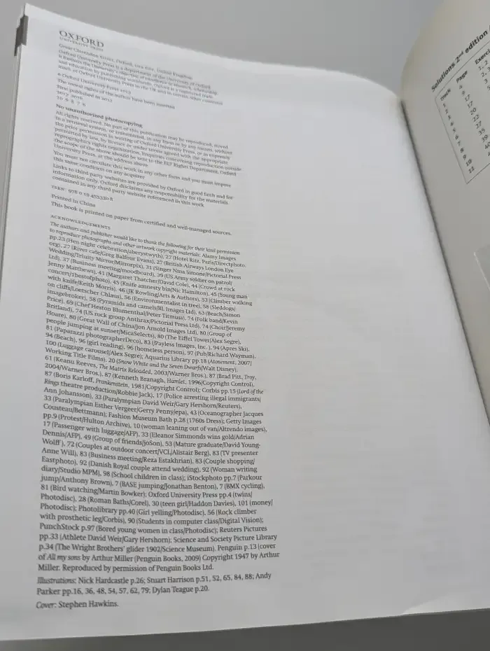 Solutions: Advanced Workbook