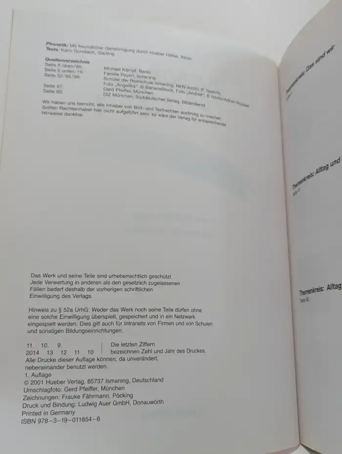 Pingpong Neu 1. Arbeitsbuch