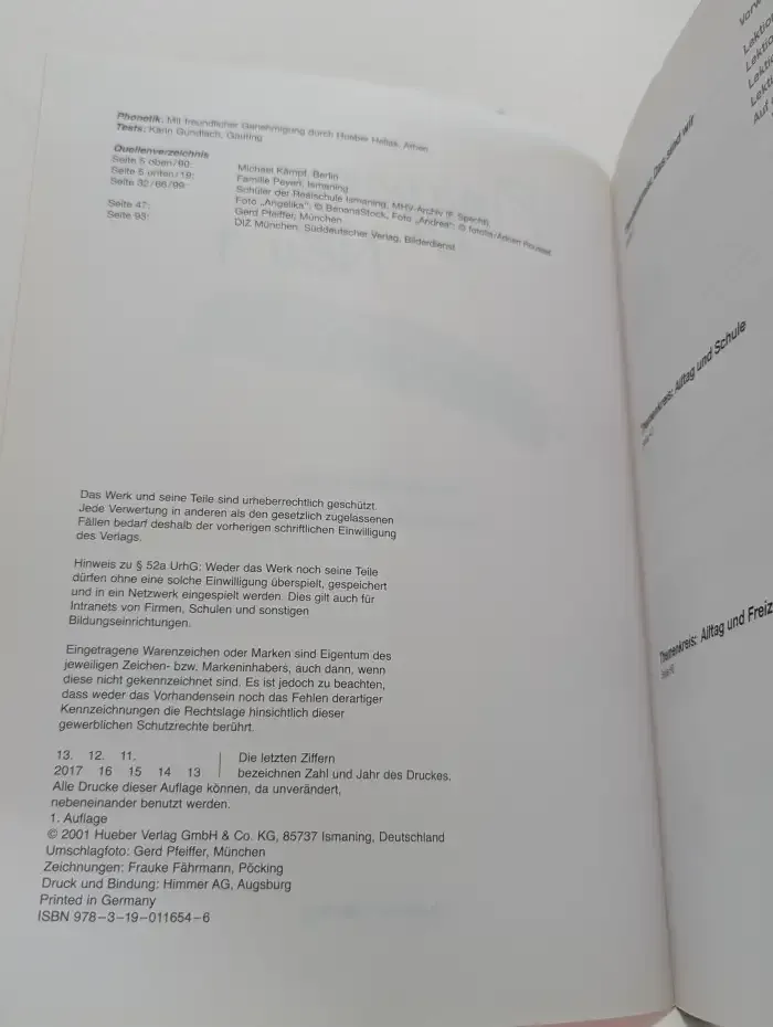 Pingpong Neu 1 Arbeitsbuch