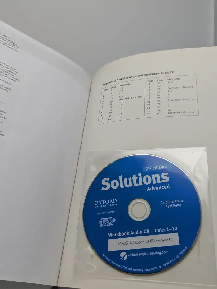 Solutions: Advanced Workbook