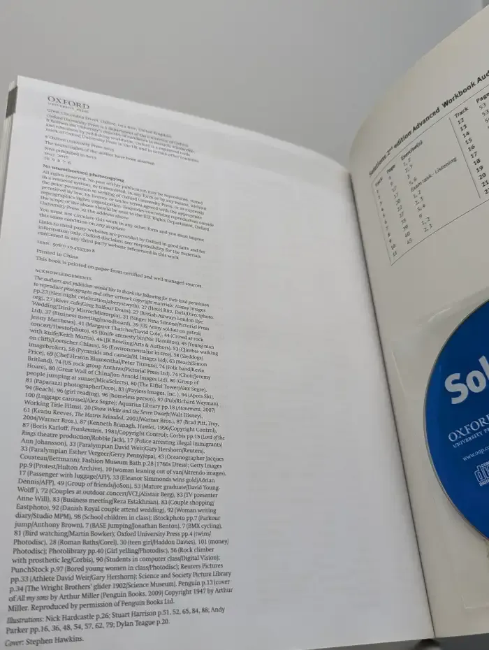 Solutions: Advanced Workbook